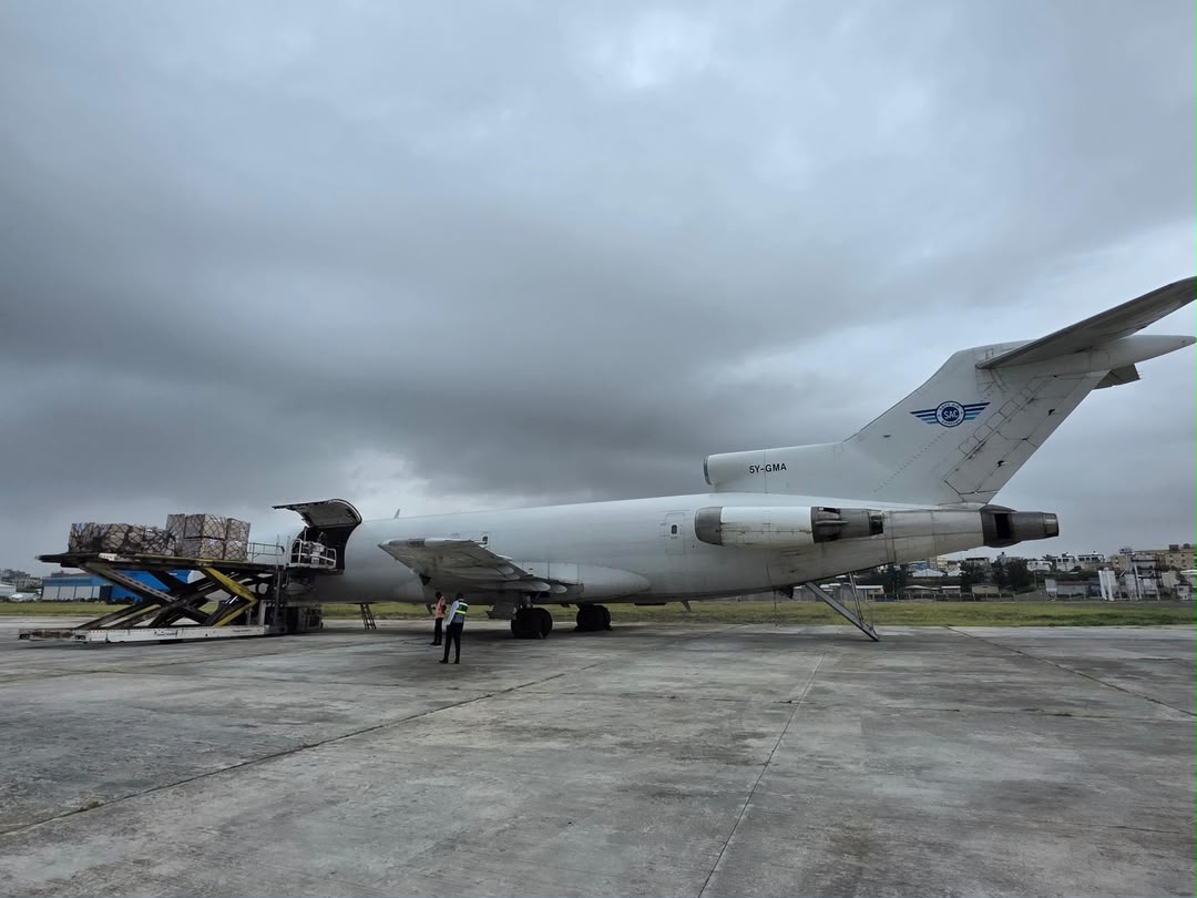 AeroDrop aircraft operations at the airport